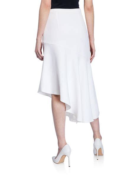 michael michael kors lace ruffle skirt white nwt
